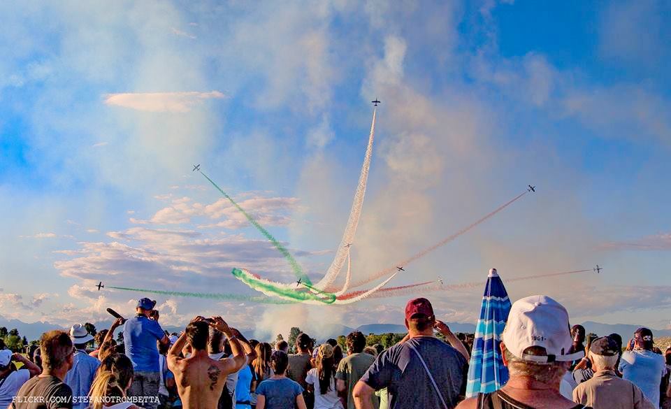 Fotografare le frecce tricolori