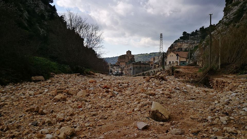 Scicli, alluvione del 23 gennaio 2017. Le foto