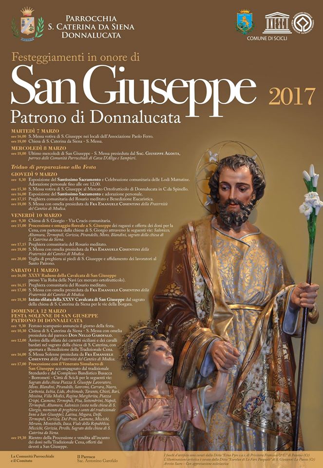 Programma Cavalcata di San Giuseppe Donnalucata
