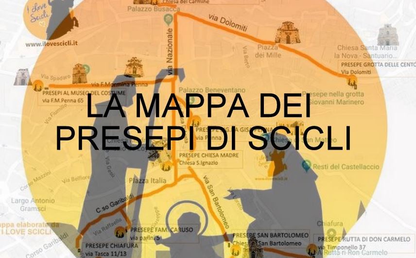 Mappa presepe Scicli