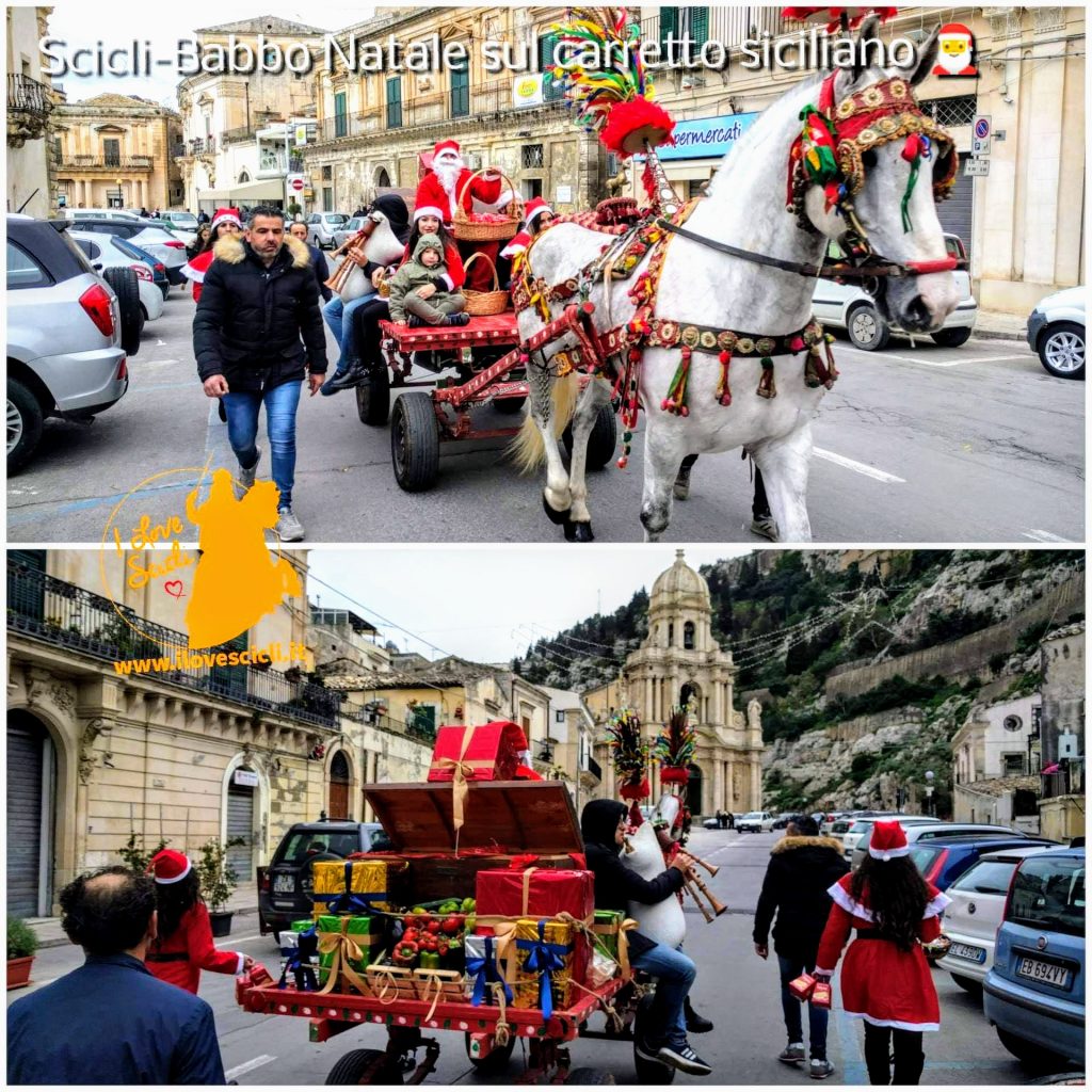 Carretto siciliano di natale a Scicli