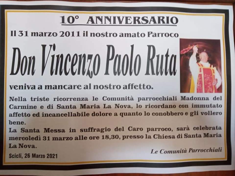 Don Vincenzo Paolo Ruta