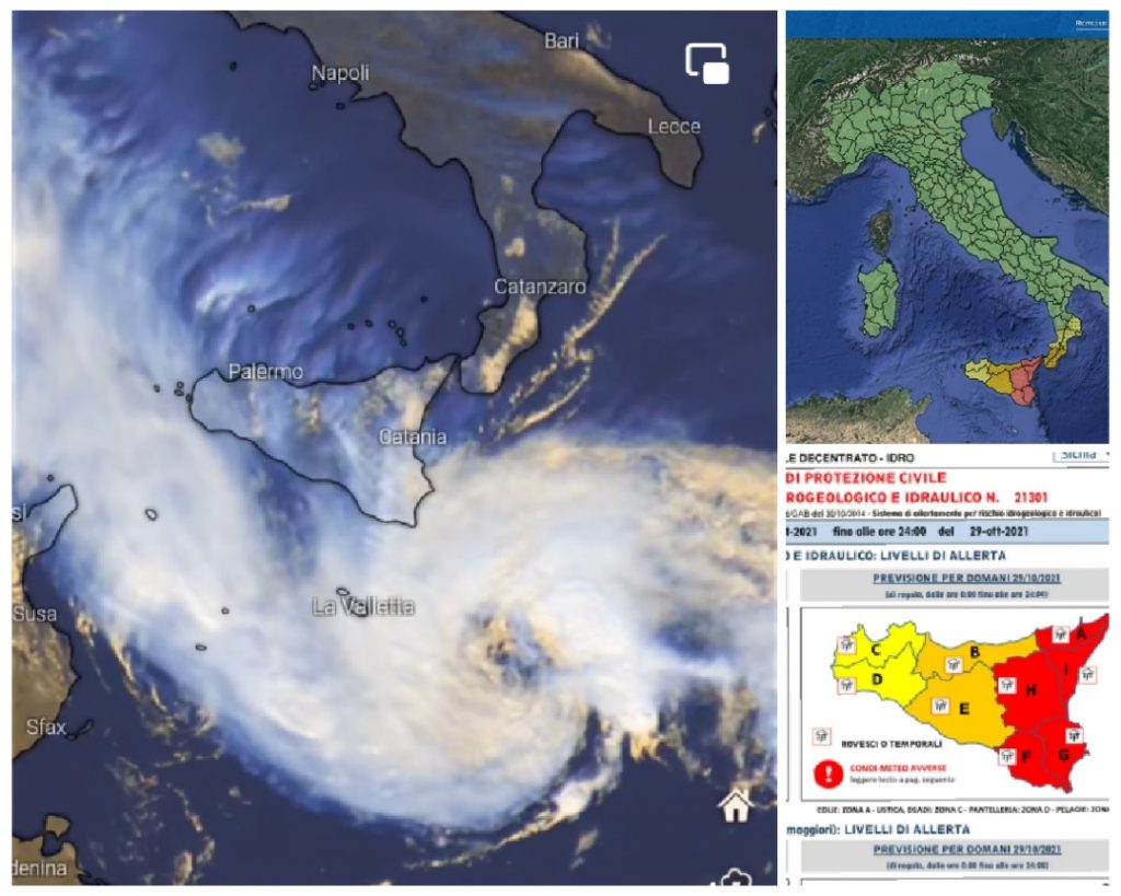 zona rossa meteo Sicilia