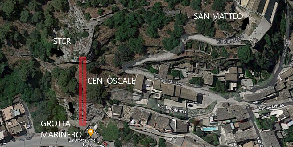 Scicli Cento scale