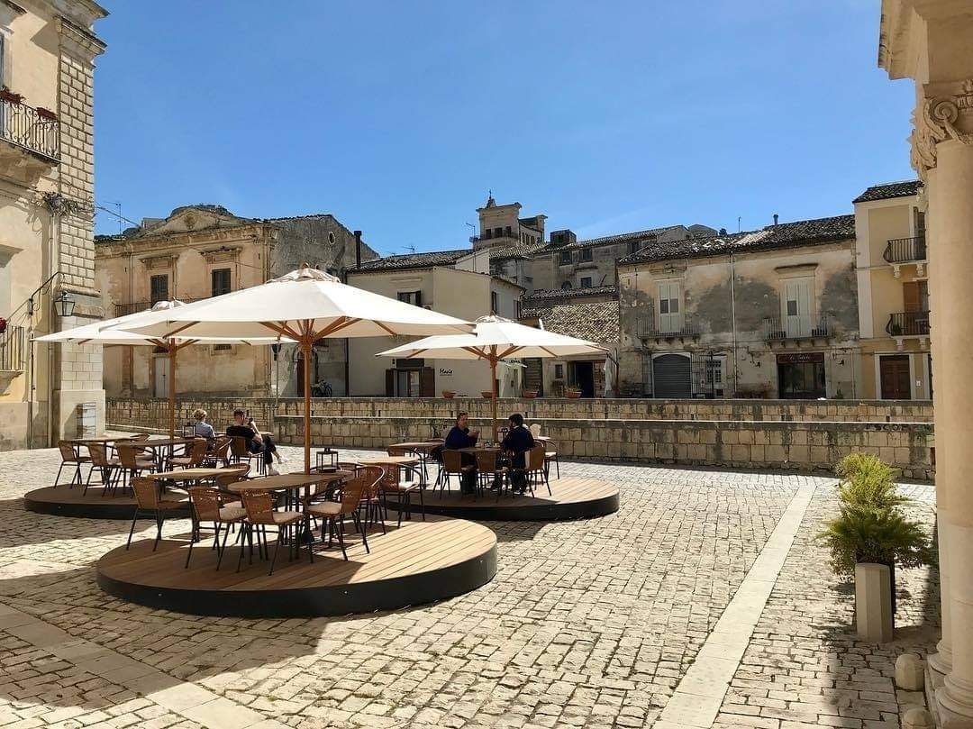 Scicli piazza Andrea Camilleri