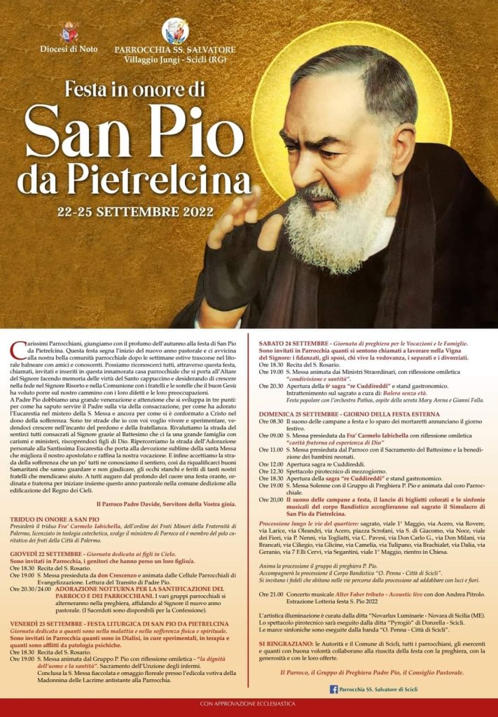 Festa di San Pio da Pietralcina a Jungi